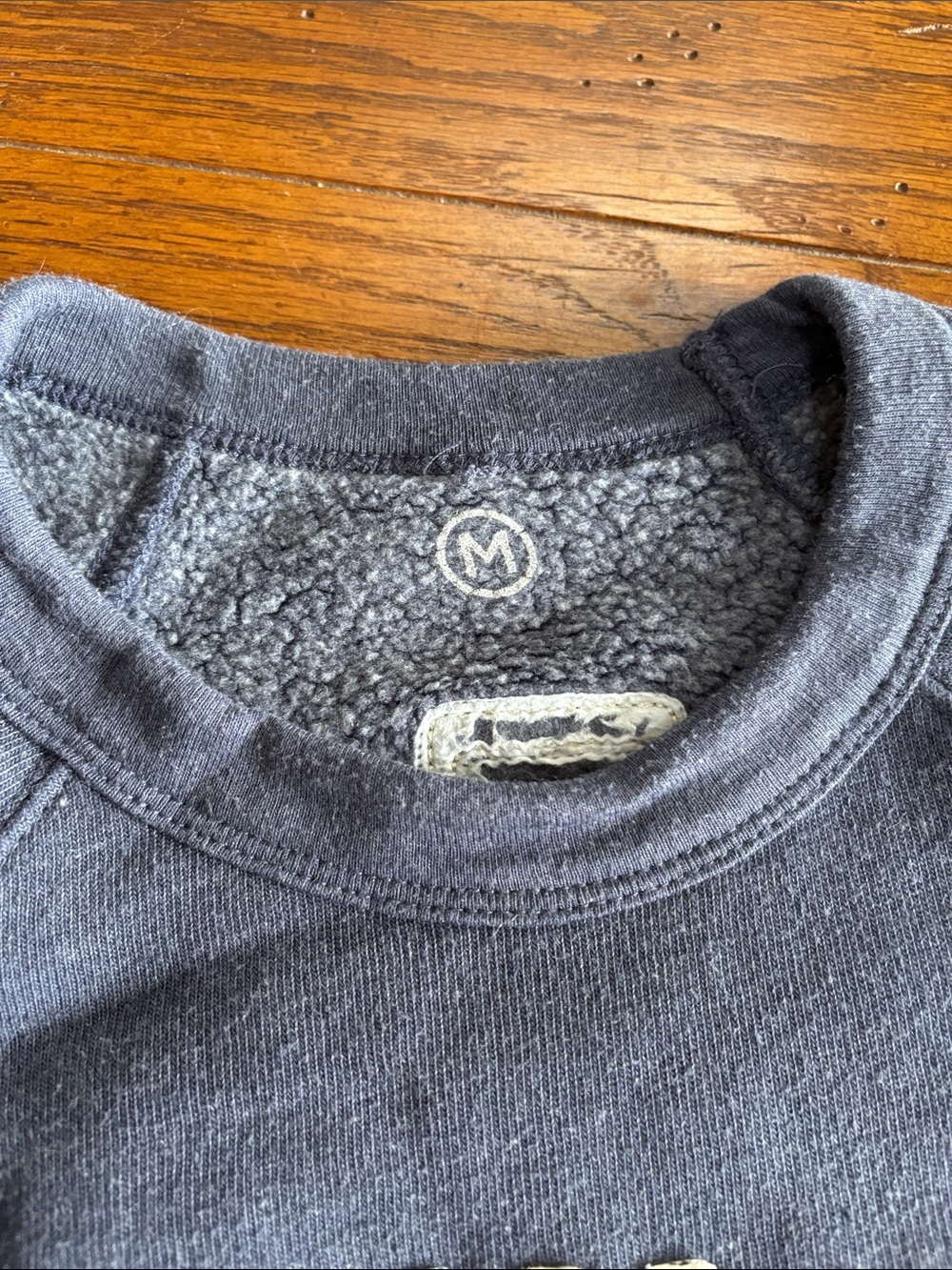 Icelantic Ski Return to Nature Appliqué Heather Blue Women’s Sweatshirt Size M - Picture 8 of 9